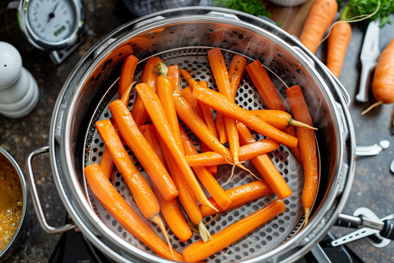 Comment cuire les carottes à la vapeur pour plus de saveur