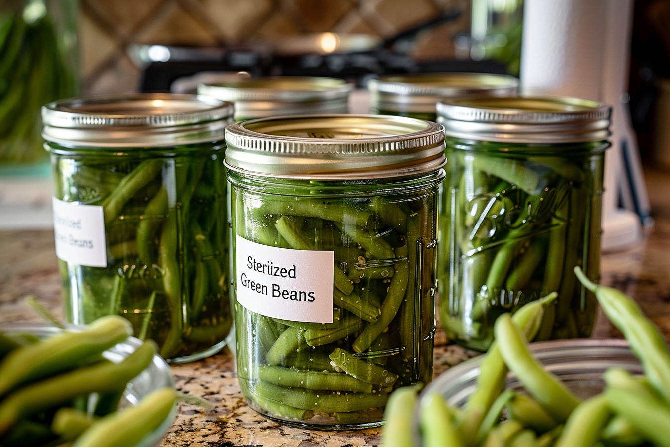 Conseils pour stocker les haricots verts stérilisés