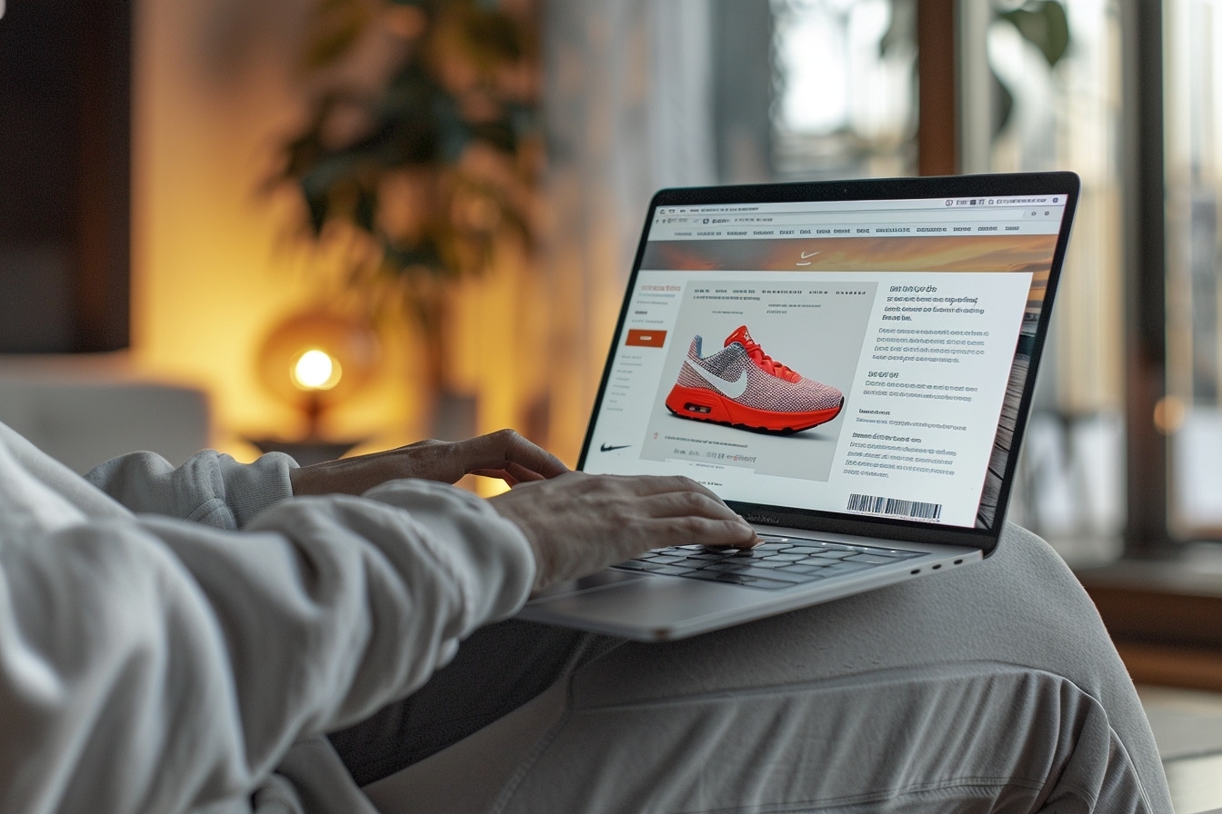 Naviguer sur le site Nike pendant une vente privée