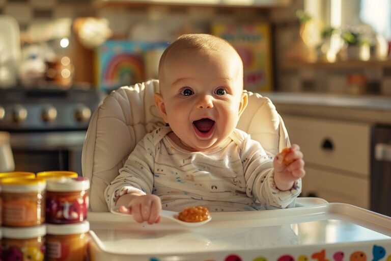Quantité de nourriture pour bébé de 7 mois : guide pratique pour jeunes parents