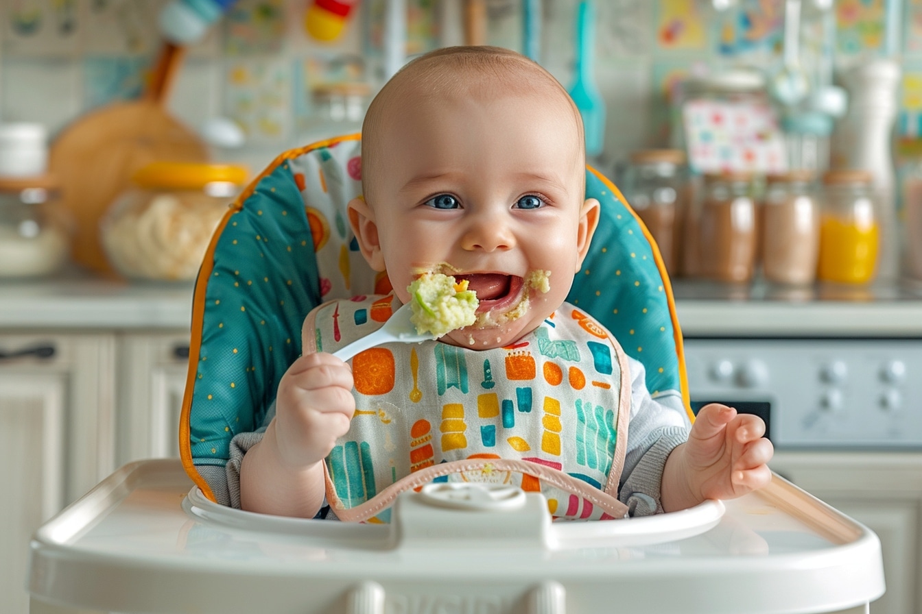 Types d’aliments recommandés pour un bébé de 7 mois